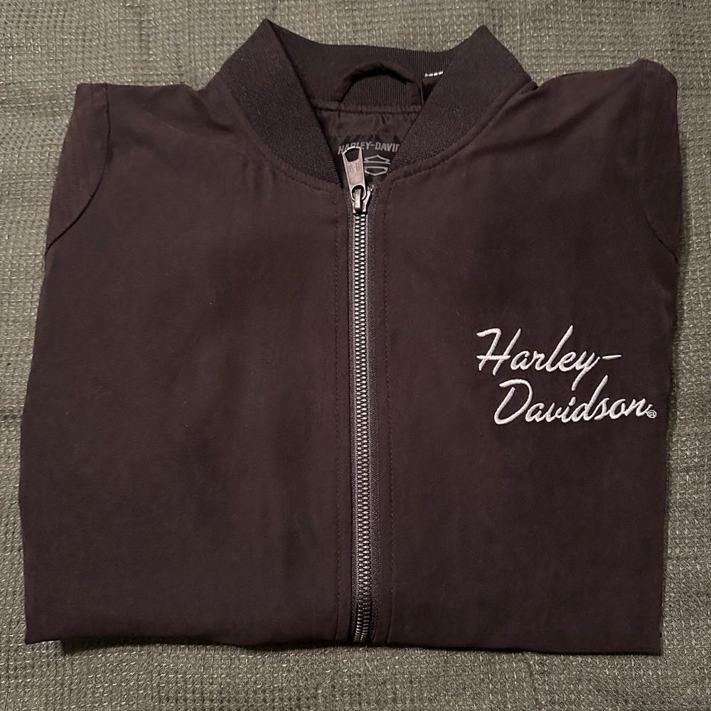 Harley-Davidson Women’s Black Bomber Jacket size M